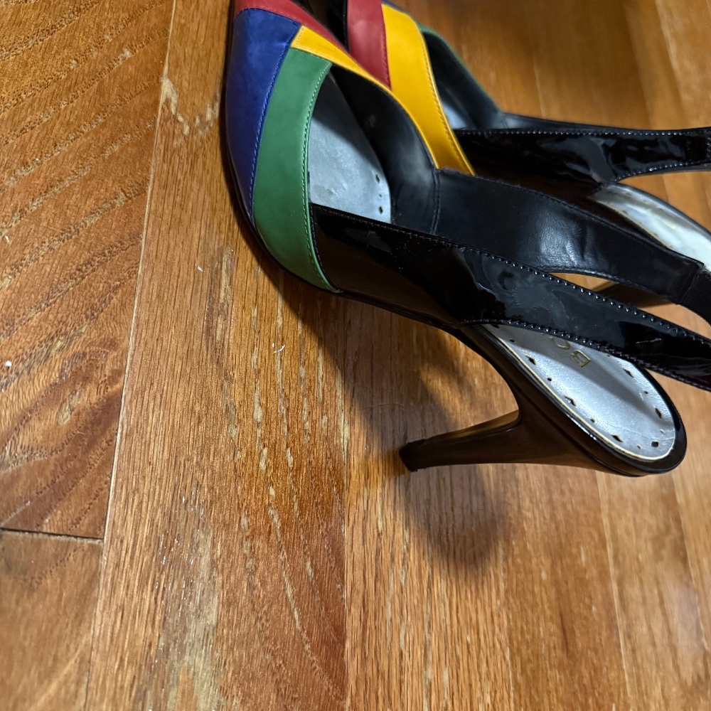 Sling back heels